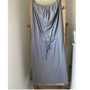 James Perse strapless yummy cotton dress